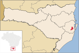 Santo Amaro da Imperatriz – Mappa