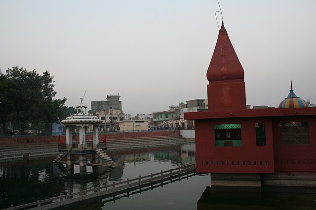 Sarasvati River and temple, Pehowa