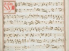 partitura manuscrita