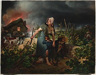 Scène de la campagne de France 1814