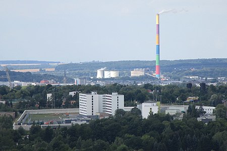 Schornstein, Heizkraftwerk Nord, Chemnitz