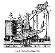 Side-lever engine of SS Pacific (1849)