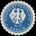 Siegelmarke Finanzamt Tempelhof Nr. 2 Berlin W0381856.jpg