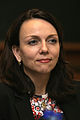 Siv Fridleifsdottir, Miljo- og nordisk samarbejdsminister, deltar pa mote om vastnorden, sessionen i Oslo 2003.jpg