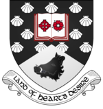 "Land of Heart's Desire" inscribed on County Sligo's coat of arms Sligo COA.png