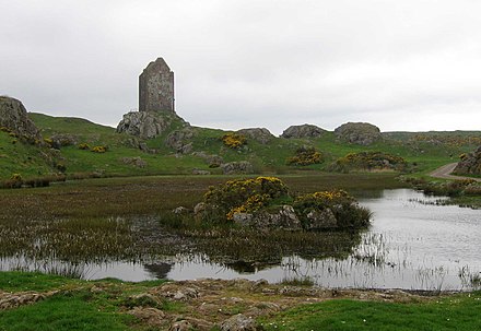 Smailholm Tower near Kelso in the Scottish Borders