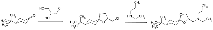 Synthese von Spiroxamin