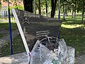 A monument to fallen fighters in Hrastovača concentration camp