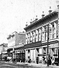 Spring Street at Court Street, 1875