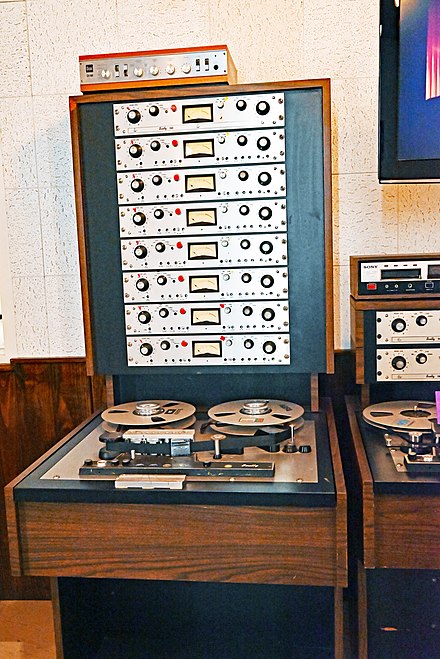 Scully 280 eight-track recorder using 1" tape at the Stax Museum of American Soul Music