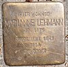 Stolperstein Abendrothsweg 19 (Marianne Lehmann) in Hamburg-Hoheluft-Ost.JPG