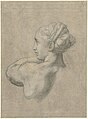 Studie van de knielende vrouw, Rijksmuseum Amsterdam