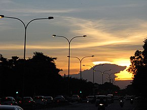 Sunset at Jalan Kim Chuan, Klang - panoramio.jpg