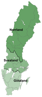 Lands of Sweden administrative territorial entity of Sweden