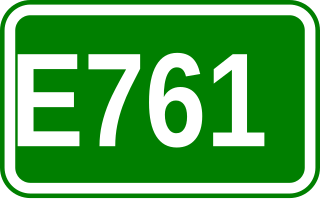 European route E761 Road in trans-European E-road network