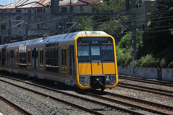 Sydney Trains Tangara at Newtown