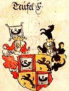 Freiherrnwappen aus Wappenbuch