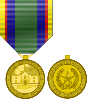 Texas Federal Service Medal Award