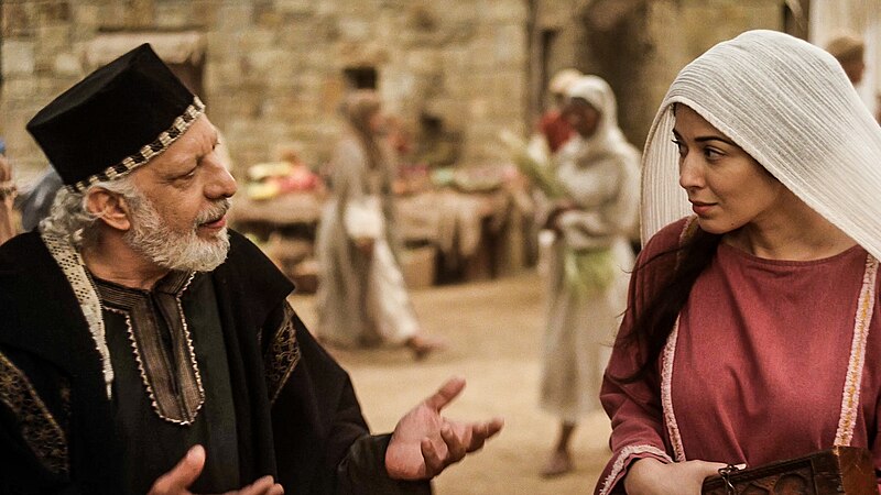 File:The Chosen - Nicodemus talks with Mary.jpg