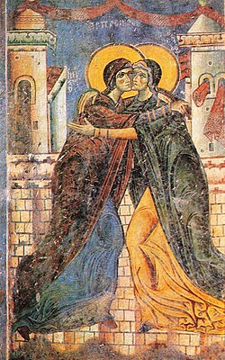 Mária vizitációja Erzsébetnél (Kurbinovo, Macedonia, 1191)