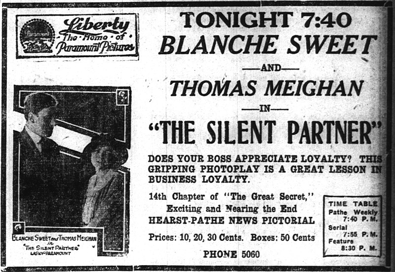 File:The Silent Partner 1917 newspaper.jpg