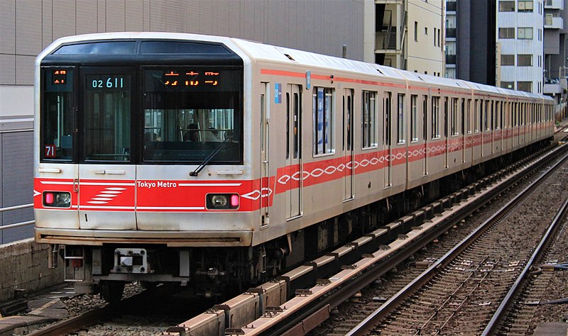 File:Tokyo Metro 02 series 02 611 Korakuen 20210502.JPG