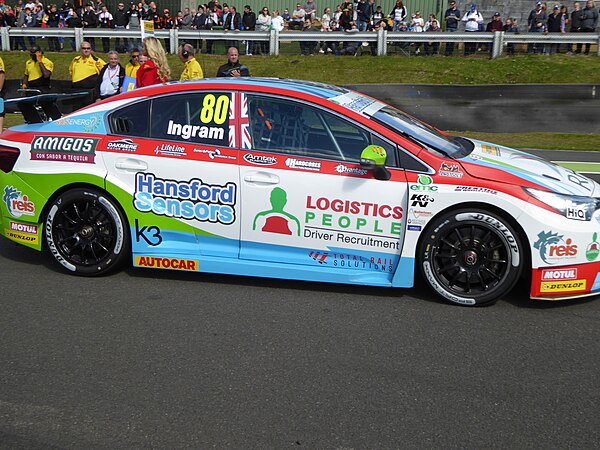 Tom Ingram, at the Knockhill round of the 2017 British Touring Car Championship.