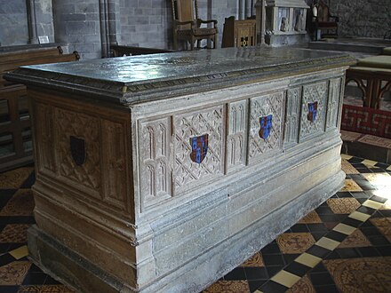 Tomb of Edmund Tudor, St David's Cathedral, Pembrokeshire
