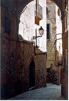Straat in Torroja del Priorat