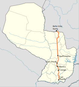 Trayecto Ruta 8 Paraguay.PNG