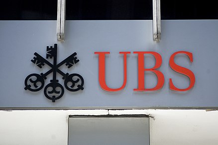 After the two banks merged, they became known solely as "UBS" while retaining the Swiss Bank Corporation's "three keys" icon.