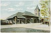 Postcard view of Raleigh Union Depot at an unspecified date