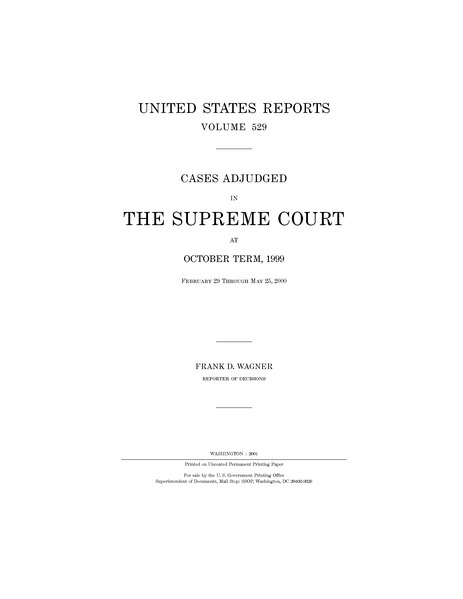 File:United States Reports, Volume 529.djvu