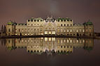   Night view of the Upper Belvedere palace in Vienna, Austria. (FP on the English Wikipedia)