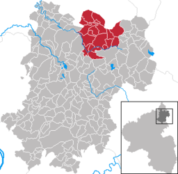 Verbandsgemeinde Bad Marienberg (Westerwald) - Carte