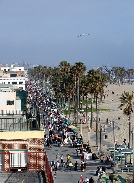 Venice Beach from above