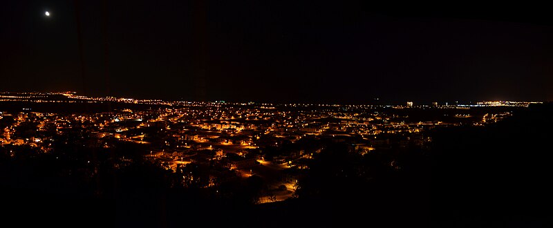 File:View from Oroklini Hill towards Larnaca.jpg