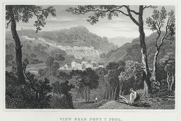 View of Pontypool, 1830