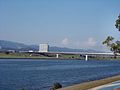 A view of Chikugo River from Kurume Suiten-gu 久留米水天宮からの筑後川