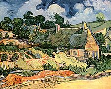 Vincent van Gogh : Les chaumes de Cordeville, 1890, Musée d'Orsay.