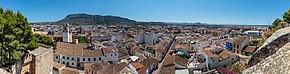 Vista de Denia desde el castillo, Hiszpania, 13.07.2022, DD.15.07 PAN.jpg