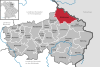 Lage der Gemeinde Waldsassen im Landkreis Tirschenreuth