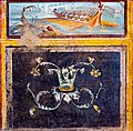 Wall painting - phantastic architecture with pictures - Pompeii (VIII 7 28 - sanctuary of Isis - porticus) - Napoli MAN - 42