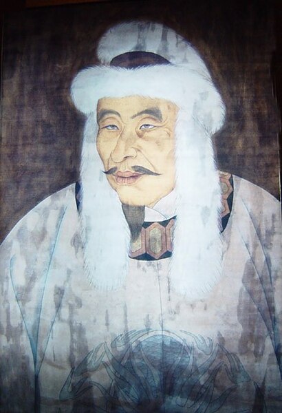 Jurchen chieftain Wanyan Aguda, who in 1115 became first emperor of the Jin dynasty