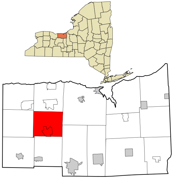 File:Wayne County New York incorporated and unincorporated areas Marion highlighted.svg