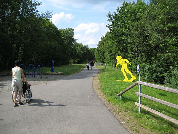 Wendalinus cycle track, start near St. Wendel