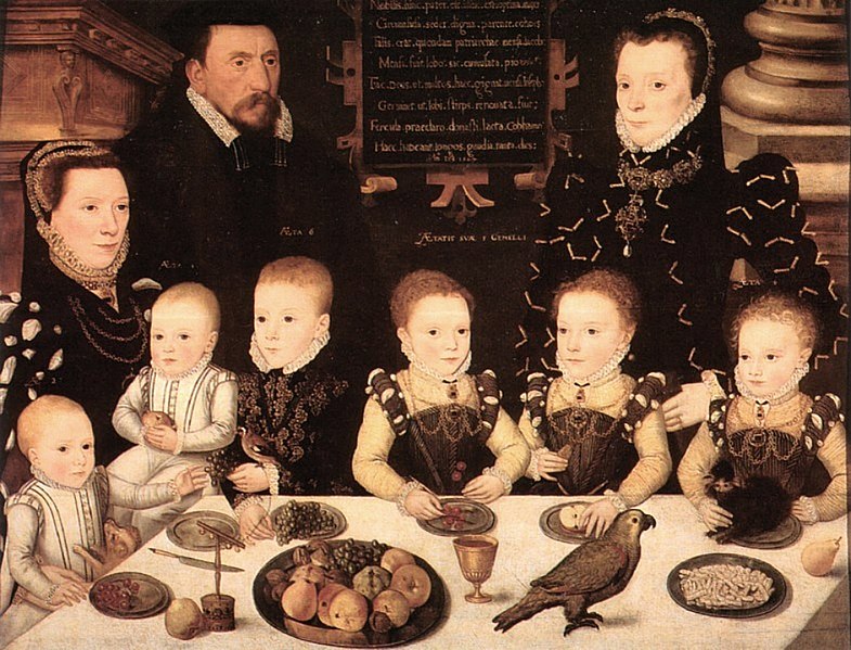 File:William Brooke Baron Cobham and his family, dated 1567.jpg