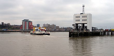 The Woolwich vehicle & passenger ferry