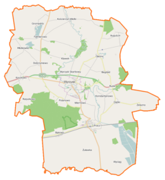 Mapa lokalizacyjna gminy Wyrzysk