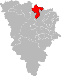 Canton des Mureaux - Carte